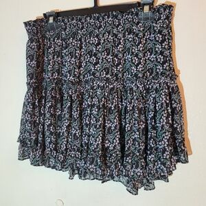 Misa Los Angeles Floral Mini Skirt